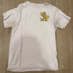 Pink Cartoon Character T-Shirt